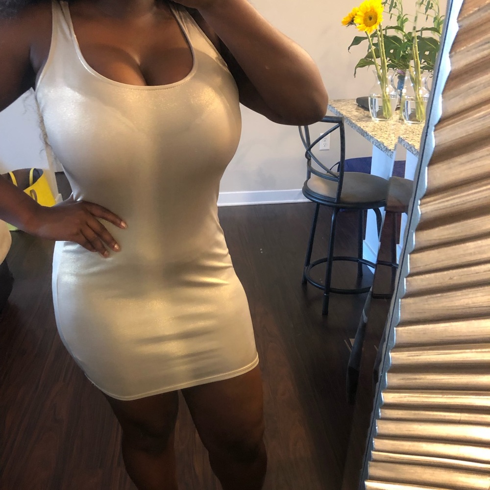 Metallic Gold Dress